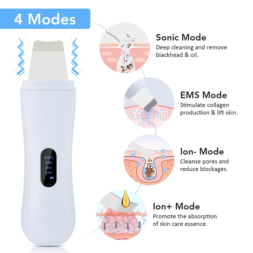 DailyBlend Ultrasonic Skin Scrubber — At-Home Deep Cleansing Device