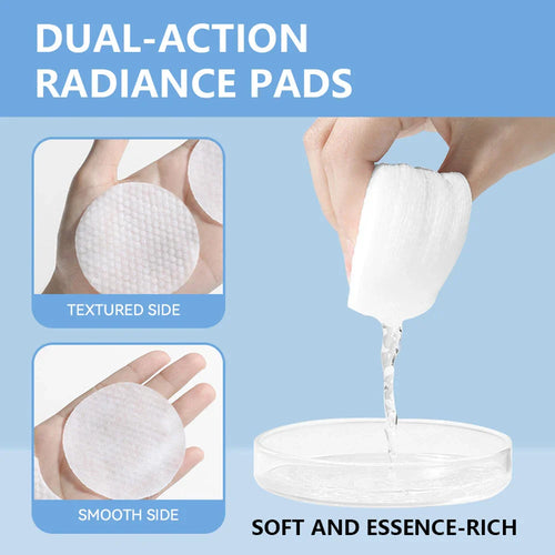 DailyBlend toner pad close-up showing the dual-sided exfoliating and toning texture
