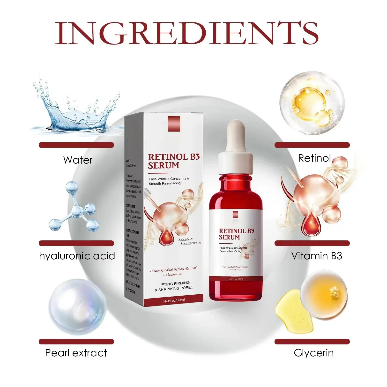 DailyBlend Retinol B3 serum, Red variant packaging